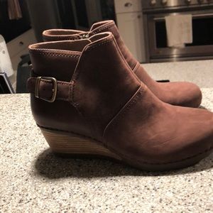 DANSKO wedge bootie size 40